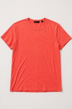 ATM Anthony Thomas Melillo Linen T Shirt Coral Orange Short Sleeve Tee XL